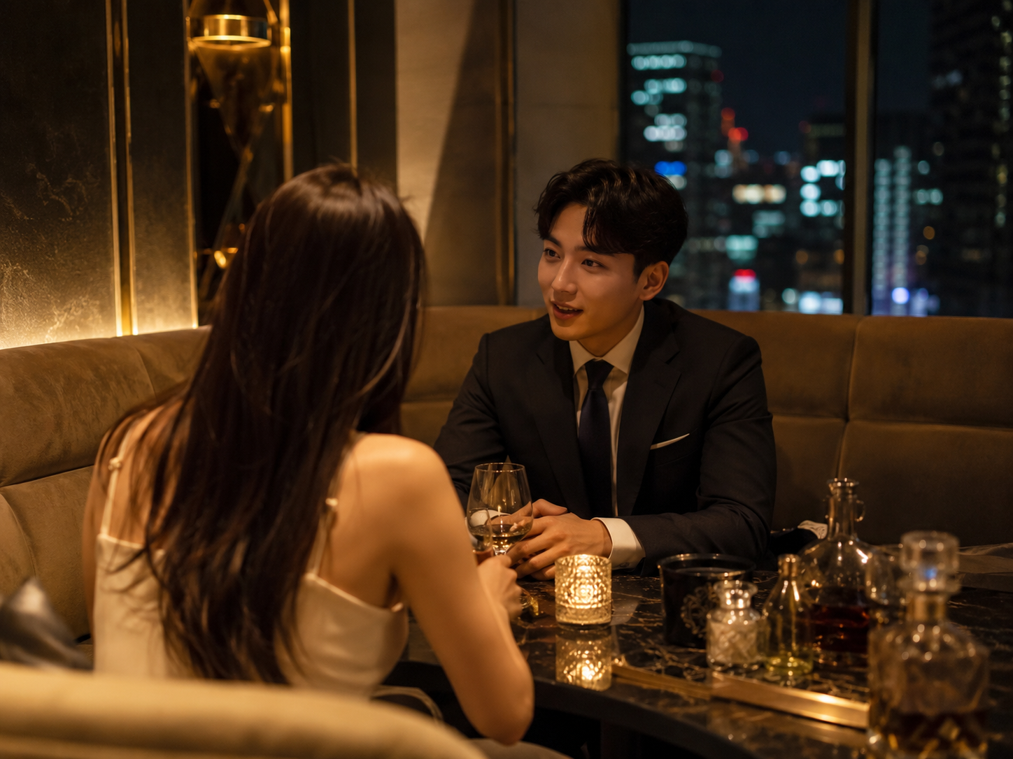 해운대 호빠 프라이빗 룸 로맨틱 밤 분위기